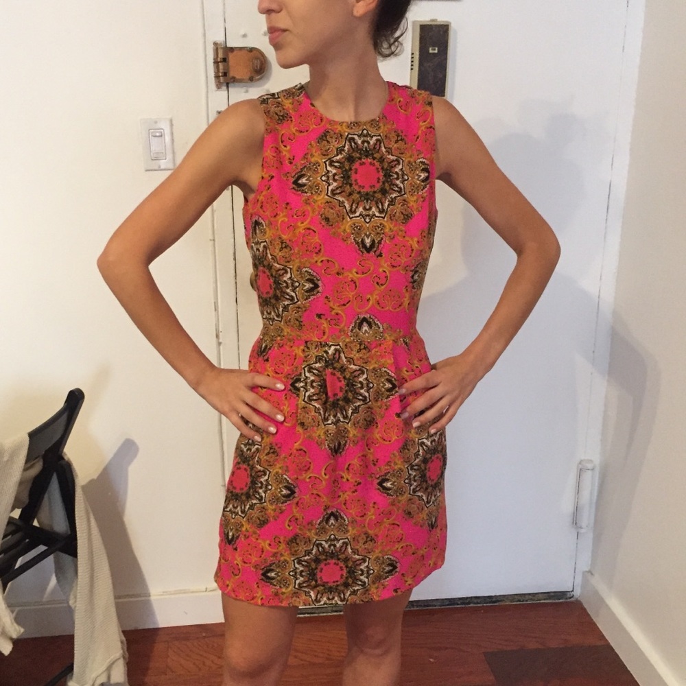 Pink medallion print BBDakota & Jack Dress NWT
